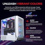 Skytech Omega Gaming PC, Intel i7 14700F 2.1 GHz, RTX 4070 Super 12GB GDDR6X, 1TB NVME Gen4, 32GB DDR5 RAM RGB, 750W Gold PSU, Wi-Fi, Win 11 Home