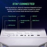 Skytech Archangel Gaming PC Desktop, Intel i5 13400F 2.5 GHz (4.6GHz Turbo Boost), NVIDIA RTX 4060 8GB GDDR6, 2TB SSD, 32GB DDR5 RAM 5200 RGB, 650W Gold PSU, Wi-Fi, Win 11 Home