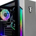 ViprTech Rebel 4.0 Gaming PC - AMD Ryzen 7 (4.1Ghz Turbo), RTX 4060 8GB, 32GB DDR4 3200, 1TB NVMe SSD, VR-Ready, Streaming, WiFi BT, RGB, Win 11 Pro, Prebuilt Desktop Computer Black