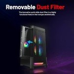Skytech Blaze4 Mini Gaming PC Desktop, Ryzen 7 5700 3.7 GHz (4.6GHz Turbo Boost), NVIDIA RTX 4060 8GB GDDR6X, 1TB SSD, 16GB DDR4 RAM 3200, 650W Gold PSU, Wi-Fi, Win 11 Home