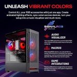 Skytech Blaze4 Mini Gaming PC Desktop, Ryzen 7 5700 3.7 GHz (4.6GHz Turbo Boost), NVIDIA RTX 4060 8GB GDDR6X, 1TB SSD, 16GB DDR4 RAM 3200, 650W Gold PSU, Wi-Fi, Win 11 Home