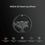 MOZA R5 All-in-One PC Gaming Racing Simulator 4PCS Bundle: 5.5Nm Direct Drive Wheel Base, 11-inch Racing Wheel, Anti-Slip Pedals and a Desk Clamp, Cloud-based App Control