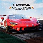 MOZA R5 All-in-One PC Gaming Racing Simulator 4PCS Bundle: 5.5Nm Direct Drive Wheel Base, 11-inch Racing Wheel, Anti-Slip Pedals and a Desk Clamp, Cloud-based App Control