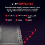 Skytech Blaze4 Mini Gaming PC Desktop, Ryzen 7 5700 3.7 GHz (4.6GHz Turbo Boost), NVIDIA RTX 4060 8GB GDDR6X, 1TB SSD, 16GB DDR4 RAM 3200, 650W Gold PSU, Wi-Fi, Win 11 Home
