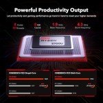 ACEMAGIC 2025 Gaming Laptop with Backlit Keyboard, 16.1-inch FHD Display Laptop with AMD Ryzen 7 5700U Processor(8C/16T), 16GB RAM 512GB ROM Laptop Computer, Support WiFi 6, 53Wh Battery