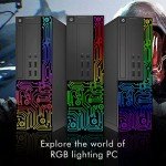 Dell Gaming OptiPlex Desktop RGB Computer PC, Intel Core i7, AMD RX 550 4GB GDDR5, 16GB RAM, 512GB SSD, 24 Inch HDMI Monitor, RGB Keyboard Mouse and Headset, WiFi, Windows 10 Pro (Renewed)