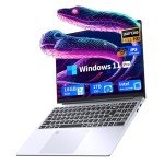 NIAKUN 16 Inch Laptop Computer | Gaming Laptop | 16GB RAM 1TB SSD | N100 Processor | FHD 1920 * 1200 | 180 Angle Open | Backlit | BT4 WIFI5 | Windows 11 Pro | Fingerprint Unlock | UHD Graphics 750 MHz