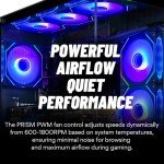 Panorama Gaming Desktop PC (NVD GeForce RTX 5090, Intel 24-Core i9-14900KF Processor, 96GB DDR5 RAM, 2x2TB NVMe Gen4 SSD, WaterCooled, HDMI, WiFi 7 + BT, Windows 11 Pro) PreBuilt RGB Gamer Computer