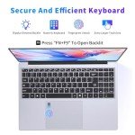 NIAKUN 16 Inch Laptop Computer | Gaming Laptop | 16GB RAM 1TB SSD | N100 Processor | FHD 1920 * 1200 | 180 Angle Open | Backlit | BT4 WIFI5 | Windows 11 Pro | Fingerprint Unlock | UHD Graphics 750 MHz