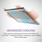 Alienware X16 R2 Gaming Laptop - 16-inch QHD+ 240Hz 3ms Display, Intel Core Ultra 9-185H, 32GB LPDDR5X RAM, 1TB SSD, NVIDIA GeForce RTX 4080 12GB GDDR6, Windows 11 Home, Onsite Service - Lunar Silver