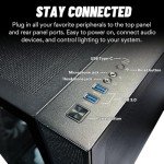 Panorama Gaming Desktop PC (NVD GeForce RTX 5090, Intel 24-Core i9-14900KF Processor, 96GB DDR5 RAM, 2x2TB NVMe Gen4 SSD, WaterCooled, HDMI, WiFi 7 + BT, Windows 11 Pro) PreBuilt RGB Gamer Computer