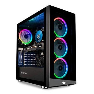 iBUYPOWER Gaming PC Computer Desktop Element MR 9320 (Intel i7-10700F 2.9GHz, NVIDIA GTX 1660 Ti 6GB, 16GB DDR4 RAM, 240GB SSD, 1TB HDD, Wi-Fi Ready, Windows 10 Home), Black