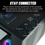 Panorama Gaming PC (GeForce RTX 5080, 16-Core Ryzen 9 9950X CPU, 96GB DDR5 RAM, 2x2TB Gen4 NVMe SSD, Water-Cooled, WiFi 6E + BT 5.3, W11 Pro) Best 2025 Prebuilt RGB Tower Desktop Computer for Gamers
