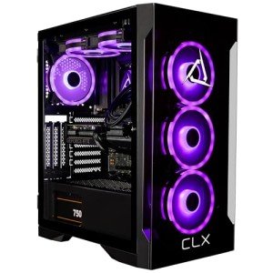 CLX Set Gaming PC - Intel Core i7 14700KF 3.4GHz, GeForce RTX 4070 Super, 1TB NVMe M.2 SSD, 32GB DDR5 RGB Memory, 240mm AIO, WiFi, Windows 11 Home, Black