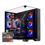 Skytech O11V Gaming PC Desktop, Ryzen 7 7800X3D 4.2 GHz (5GHz Turbo Boost), NVIDIA RTX 4070 Ti Super 16GB GDDR6X, 1TB Gen4 SSD, 32GB DDR5 RAM 5600 RGB, 850W Gold PSU, 360mm ARGB AIO, Wi-Fi