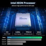Phantom - Prebuilt Gaming PC Desktop Computer - Intel i7 Xeon 3.5GHz - 16GB RAM - 512GB M.2 SSD WiFi/BT, Win 11 Pro - Gaming Computer Tower, Pre Built PC Gaming - 1 Year Warranty (RX580 - White)