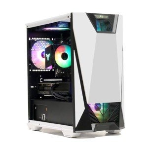 MXZ Desktop Computer High Performance Gaming pc, Ryzen 5 7600 Zenn 4 Architecture,B650,16GB DDR5,1T NVME,5 RBG Fans, Windows 11 Pro Ready to use(R5 7600| RTX 4060)