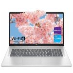HP High-Performance 17.3" Laptop, 17.3" HD+ Touchscreen, 8-Cores Intel i3-N305, 32GB RAM, 128GB eMMC + 1TB PCIe SSD, Webcam, HDMI, Numeric Keypad, Wi-Fi 6, Windows 11 Pro, Silver