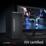 ASUS ProArt Station PD500TE High-Performance Desktop, Intel i7-13700, GeForce RTX 4070, Multizone Cooling, 64GB RAM, 4TB SSD, for Designing, 3D Modeling, with Thunderobot ML101 Wireless Mouse Bundle