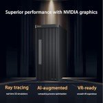 ASUS ProArt Station PD500TE High-Performance Desktop, Intel i7-13700, GeForce RTX 4070, Multizone Cooling, 64GB RAM, 4TB SSD, for Designing, 3D Modeling, with Thunderobot ML101 Wireless Mouse Bundle