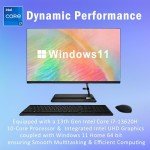 Lenovo IdeaCentre 27" FHD All-in-One Touchscreen Desktop | 13th Gen Intel 10 Cores i7-13620H | 64GB RAM | 2TB SSD, Wireless Keyboard & Mouse | Windows 11| High Performance PC