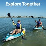 Sea Eagle EZLITE 10 Ultralight, All Woven, Drop Stitch, Rigid, High Performance, Easy Setup, 10' Solo Inflatable Kayak-Backpack, Seat, Carbon Paddle & Adjustable Footrests (EZLITE10 Pro Carbon Kayak)