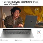 HP Envy High Performance AI Laptop, 17.3" FHD Touchscreen, Intel Core Ultra 7 155H, 64GB DDR5 RAM, 4TB SSD, Backlit KB, Wi-Fi 7, W11P, Grey, (Targus USB-C 100W) Docking Station Bundle