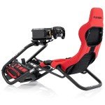 Playseat Trophy Sim Racing Cockpit | High Performance Racing Simulator Cockpit | Supports Direct Drive | Compatible with All Steering Wheels & Pedals on The Market | Supports PC & Console | Red