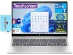 HP Envy x360 High Performance 2-in-1 Laptop 14.0" Touchscreen IPS FHD (Intel 10-Core 7 150U, 16GB RAM, 2TB PCIe SSD, Backlit KYB, Fingerprint, WiFi 6E, BT 5.3, Win 11 Pro) w/DKZ Hub USB Port Expander