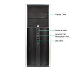 HP 8100 Business High Performance Tower Desktop Computer PC (Intel Core i5 650 3.2G,4G DDR3,500G,DVD,Windows 10 Professional) - Black/Silver - 16VFHPDT0504(Renewed)