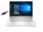 2021 HP High Performance Business Laptop - 14" FHD IPS LCD - 10th Gen Intel i3-1005G1 - 16GB DDR4 - 512GB NVMe SSD - HD Webcam -Bluethooth -Win 10 Pro - Backlit Keyboard w/ RATZK 32GB USB Drive