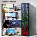 HP 800 G2 RGB Gaming PC Desktop – Intel Core i7 6th Gen, 32GB DDR4 Ram, 1TB SSD, NVIDIA GeForce GTX 1050 Ti 4GB DDR5, New 24 Inch Monitor, Windows 10 Pro – Computer Tower for PC Gamer (Renewed)