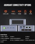 GMKtec Nucbox K6 Gaming Mini PC 32GB DDR5 5600MHz 2TB PCIe4.0 - AMD Ryzen 7 7840HS Mini Desktop Computers with Radeon 780M Graphics 4mn AI Chip - Dual 2.5GbE NIC LAN, Triple Display