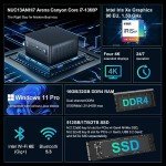 Intel NUC 13 Pro NUC13ANHi7 Arena Canyon Mini PC, Core i7-1360P, 32GB RAM, 2TB SSD, Mini Computers Windows 11 Pro for Business Home Office, Support 8K/4K Quad Display/WiFi 6E/BT 5.3/Thunderbolt 4
