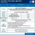 Intel NUC 13 Pro NUC13ANHi7 Arena Canyon Mini PC, Core i7-1360P, 32GB RAM, 2TB SSD, Mini Computers Windows 11 Pro for Business Home Office, Support 8K/4K Quad Display/WiFi 6E/BT 5.3/Thunderbolt 4