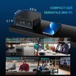 Intel NUC 13 Pro NUC13ANHi7 Arena Canyon Mini PC, Core i7-1360P, 32GB RAM, 2TB SSD, Mini Computers Windows 11 Pro for Business Home Office, Support 8K/4K Quad Display/WiFi 6E/BT 5.3/Thunderbolt 4