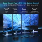 Intel NUC 13 Pro NUC13ANHi7 Arena Canyon Mini PC, Core i7-1360P, 32GB RAM, 2TB SSD, Mini Computers Windows 11 Pro for Business Home Office, Support 8K/4K Quad Display/WiFi 6E/BT 5.3/Thunderbolt 4