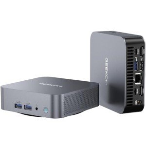 GEEKOM Mini PC GT12 Pro - 12th Gen Intel i7-12650H NUC12 Mini Computers(10 C/16T Up to 4.7GHz) 32GB DDR4/1TB PCIe Gen 4 SSD Windows 11 Pro Support Wi-Fi 6E/Bluetooth 5.2/USB 4.0/2.5G LAN/8K