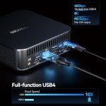 GEEKOM Mini PC GT12 Pro - 12th Gen Intel i7-12650H NUC12 Mini Computers(10 C/16T Up to 4.7GHz) 32GB DDR4/1TB PCIe Gen 4 SSD Windows 11 Pro Support Wi-Fi 6E/Bluetooth 5.2/USB 4.0/2.5G LAN/8K