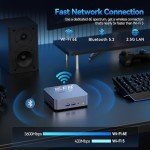 GEEKOM Mini PC GT12 Pro - 12th Gen Intel i7-12650H NUC12 Mini Computers(10 C/16T Up to 4.7GHz) 32GB DDR4/1TB PCIe Gen 4 SSD Windows 11 Pro Support Wi-Fi 6E/Bluetooth 5.2/USB 4.0/2.5G LAN/8K