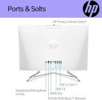 HP 23.8-inch All-in-One Desktop PC, with Lifetime Office & Windows 11 Pro, FHD Display, Intel i3-1115G4 Processor, 64 GB RAM, 2 TB SSD, UHD Graphics, HD Webcam, Wired Keyboard & Mouse, w/Accessories
