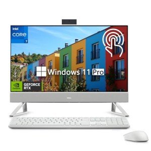Dell Inspiron 7730 27'' All in One Desktop, Intel Core 7-150U(Beats i7-1260p), 27 inch FHD Touchscreen, 64GB DDR4 RAM, 2TB SSD, NVIDIA GeForce MX570A(Beats GTX 1050 Ti),Keyboard &Mouse, Win11 Pro