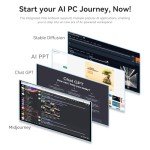 Beelink GTI14 Mini PC with Intel Core Ultra 9 185H(16C/22T), 64GB DDR5 2TB NVMe M.2 SSD Triple Display Output WiFi7, Bluetooth 5.4, Thunderbolt4 W-11 Gaming Business Mini PC