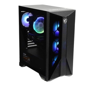 MSI Aegis RS Gaming Desktop: Intel i7-13700F, RTX 4060, 64GB DDR5, 2TB M.2 NVMe + 2TB HDD, Fan Cooling, WiFi 6E, Keyboard & Mouse, DIY Friendly, Windows 11 Home