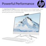 HP 24 Daily All-in-One, 23.8" FHD 1920 * 1080, Intel Core i3-1115G4, 32GB RAM, 1TB SSD, Wi-Fi, Wired KB & Mouse, SD Card Reader, Webcam, W11 Home, White Bundle with Adata 64GB USB Flash Drive