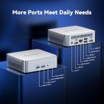GEEKOM Mini PC XT13 Pro, 13th Gen Intel i9-13900H Mini Computers(14 C/20T, Up to 5.4GHz) 32GB DDR4/2TB PCIe Gen 4 SSD Windows 11 Pro Support Wi-Fi 6E/Bluetooth 5.2/USB 4.0/2.5G LAN/8K/Quad Displays