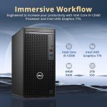 Dell OptiPlex 3000 Tower Business Desktop, Intel i5-12500, 64GB RAM, 2TB PCIe SSD, Intel UHD Graphics 770, DVDRW, Ethernet, WiFi Adapter, Keyboard & Mouse, Win 11 Pro, Black