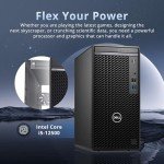 Dell OptiPlex 3000 Tower Business Desktop, Intel i5-12500, 64GB RAM, 2TB PCIe SSD, Intel UHD Graphics 770, DVDRW, Ethernet, WiFi Adapter, Keyboard & Mouse, Win 11 Pro, Black