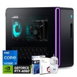 Alienware Aurora R16 Gaming Desktop Computer, NVIDIA RTX 4060, Intel 14th Gen i7-14700F(Up to 5.4GHz), 32 GB DDR5 RAM, 2 TB SSD, 1 TB HDD, Wi-Fi 6E, Win 11 Pro, Office Pro Lifetime License, Mouse