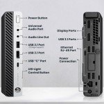 HP Mini Desktop Computer Intel i5-6500T 32GB RAM 2TB SSD Built-in WiFi Win10 Pro